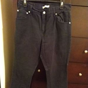 Levi's 550 Relaxed Boot Cut black women's jeans